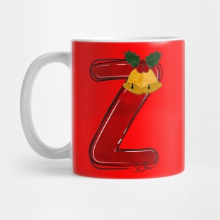 Letter Z - Christmas Letter Mug